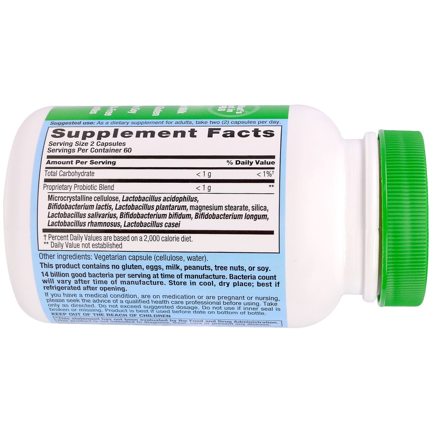 Comprar Nutrition Now PB 8 Pro-bióticos acidophilus 120 Cápsulas Vegetais - Imagem 2
