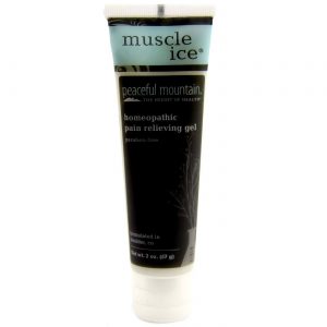 Comprar Peaceful Mountain, Muscle Ice® Gel Homeopático Para Alívio da Dor, Mentol - 57 g (2 oz)