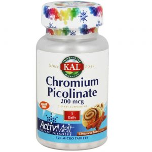 Comprar Kal Chromium Picolinate, Pão de canela - 200 mcg - 20 Micro Tabletes