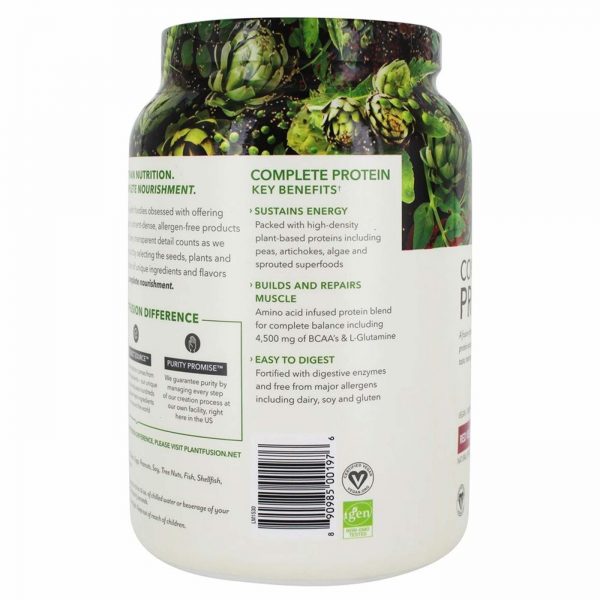 Comprar PlantFusion, Proteína Completa de Planta - 2 libras (900g) - Imagem 4