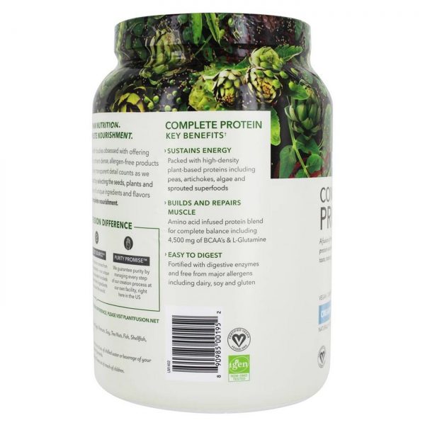 Comprar PlantFusion Proteína de Planta Completa - Feijão de Baunilha - 2 lbs (900g) - Imagem 4
