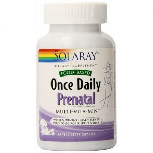 Comprar Solaray Once Daily Pré-natal - 90 Cápsulas Vegetarianas