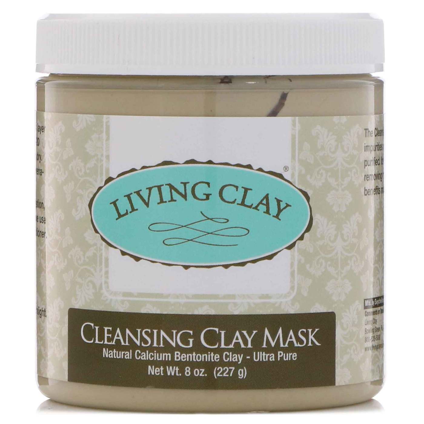 Comprar Living Clay Cleansing Clay Mask, Cream, Fragrance Free (Jar) 8oz - 8oz