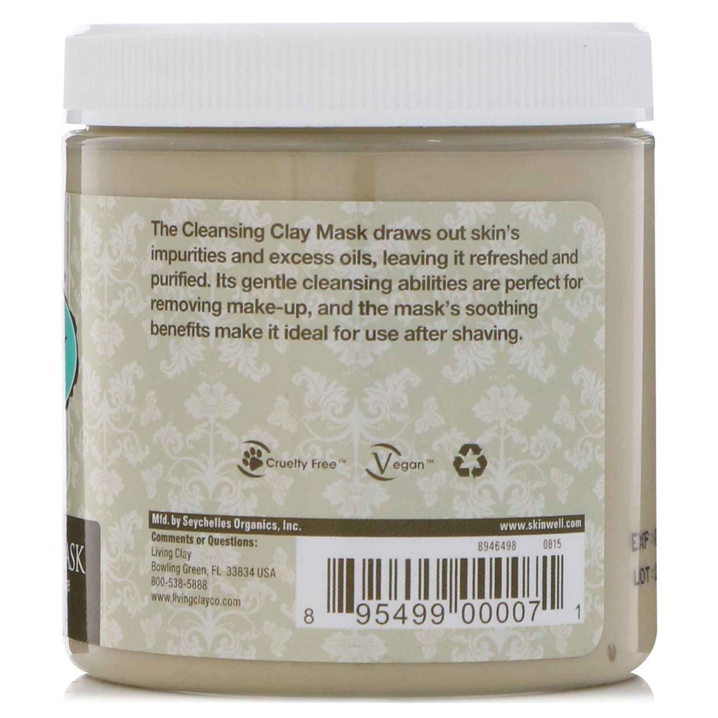 Comprar Living Clay Cleansing Clay Mask, Cream, Fragrance Free (Jar) 8oz - 8oz - Imagem 2