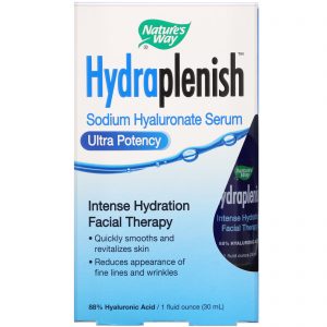 Comprar Nature's Way, Hidraplenish, Soro Hialurônico de Sódio, Ultra Potência, 1 fl oz (30 ml)