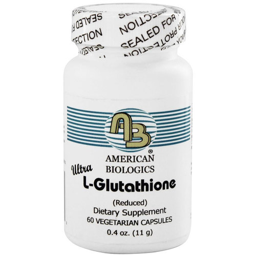 Comprar American Biologics, L-Glutationa - 60 Cápsulas