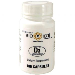 Comprar BioTech Pharmacal, D3 Colecalciferol™ 1,000 IU - 100 Cápsulas