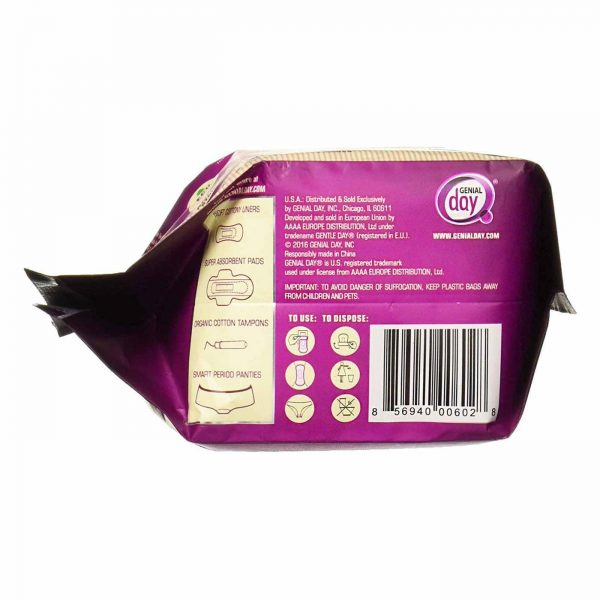 Comprar Genial Day, Absorvente Feminino Forros com Tiras de Anion - 24 Unidades - Imagem 4