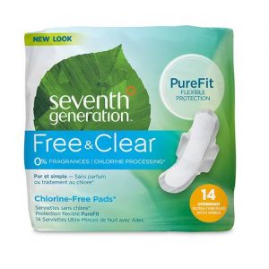 Comprar Seventh Generation, Absorventes Ultra Finos com Abas, Noturno - 14 Unidades
