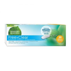 Comprar Seventh Generation Algodão Orgânico Sem aplicador tampões Super Mais 20 Contagem