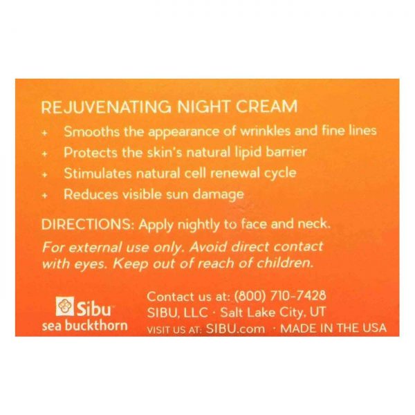 Comprar Sibu Beauty, Creme Facial Noturno Rejuvenescedor de Espinheiro-Marítimo - 30 ml - Imagem 5