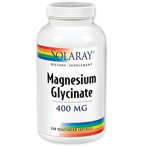Comprar Solaray, Glicinato de Magnésio 400 mg - 240 Cápsula Vegetariana