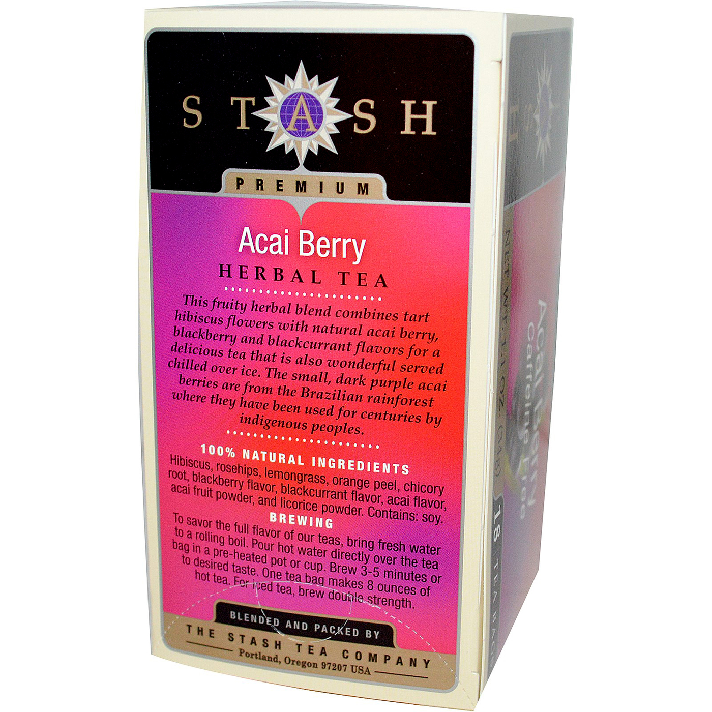 Comprar Stash Tea, Chá de Açaí - 18 Saquinhos de Chá - Imagem 2