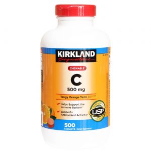 Comprar Kirkland Signature Vitamina C Mastigável- 500 mg - 500 Tabletes
