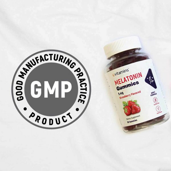 Comprar eVitamins, Melatonina sabor Morango - 5 mg - 90 Gomas - Imagem 6