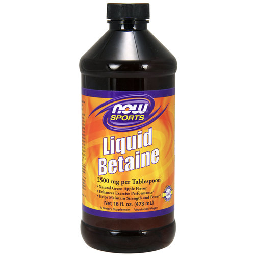 Comprar Now Foods Liquid Betaine, Maçã verde - 2500 mg - 16 fl oz