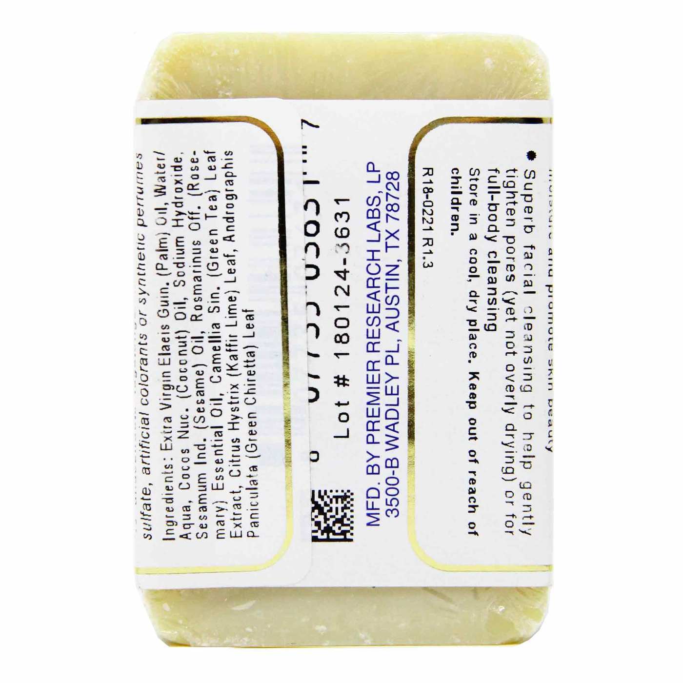 Comprar Premier Research Labs, Sabonete Premier de Chá Verde e Alecrim - 90g - Imagem 3