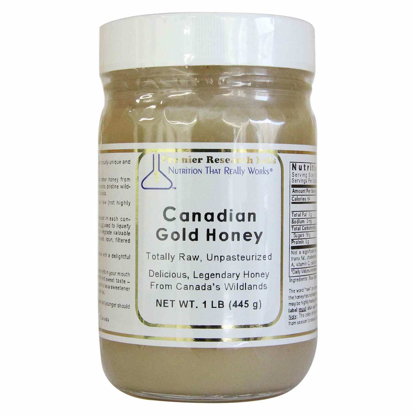 Comprar Premier Research Labs, Mel Gold Canadendse - 445 g (1 lb)