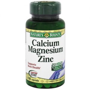 Comprar Nature's Bounty, Cálcio Magnésio Zinco - 100 Cápsulas