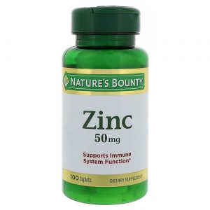 Comprar Nature's Bounty, Zinco 50 mg 100 Caplets