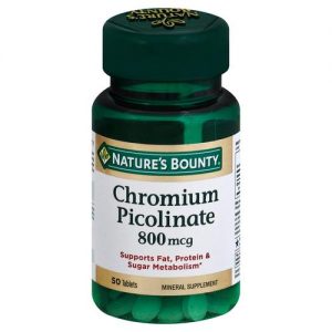 Comprar Nature's Bounty, Mega Picolinato de Cromo 800 mcg - 50 Tabletes