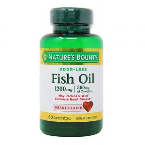 Comprar Nature's Bounty Odor-Less Óleo de Peixe - 1, 200 mg - 60 Coated Cápsulas em Gel