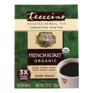 Comprar Teeccino, Chá de Ervas Francesas Torradas - Dark Roast - 10 Saquinhos de Chá