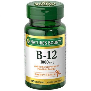 Comprar Nature's Bounty, Vitamina B-12 1,000 mcg - 100 Tabletes
