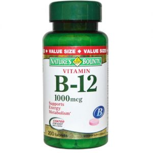 Comprar Nature's Bounty, Vitamina B-12 1,000 mcg - 200 Tabletes