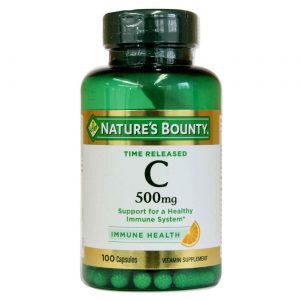 Comprar Nature's Bounty, Pura Vitamina C, Liberação temporizada - 500 mg - 100 Cápsulas