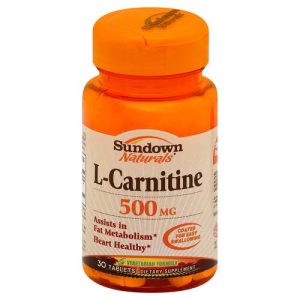 Comprar Sundown Naturals, L-Carnitina 500 mg - 30 Tabletes