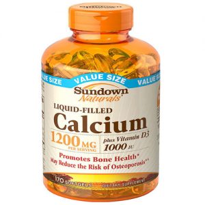 Comprar Sundown Naturals Cálcio mais D3 - 1,200 mg - 170 Cápsulas em Gel