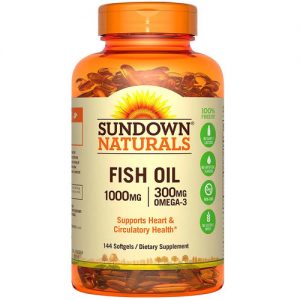 Comprar Óleo de peixe 1,000 mg - 144 Cápsula em gel - Sundown Naturals