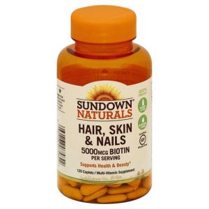 Comprar Cabelo, pele e unhas 120 Caplets - Sundown Naturals