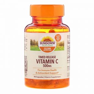 Comprar Sundown Naturals, Vitamina C Libertação gradual - 500 mg - 90 Cápsulas
