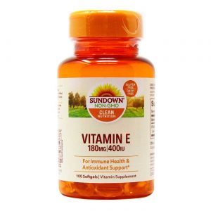 Comprar Sundown Naturals Vitamina E - 400 IU - 100 Cápsulas em Gel