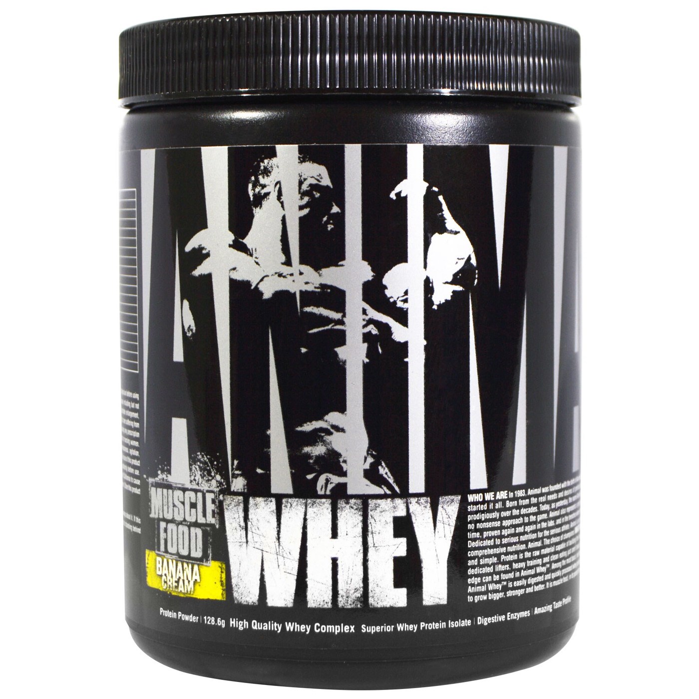 Comprar Universal Nutrition Animal Muscle Food Whey, Creme de banana - 128.6 g Trial Size
