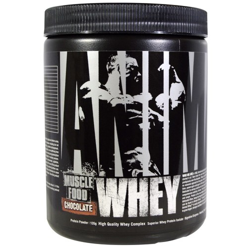 Comprar Universal Nutrition Animal Muscle Food Whey, Chocolate - 135 g Trial Size