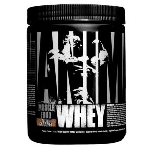 Comprar Universal Nutrition Animal Muscle Food Whey, Caramelo salgado - 138 g Trial Size