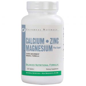 Comprar Universal Nutrition, Cálcio, zinco e magnésio mais cobre - 100 Comprimidos