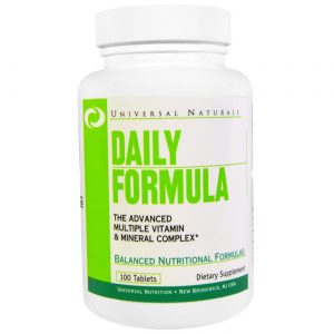 Comprar Universal Nutrition, Multivitamínico Fórmula Diária - 100 Tabletes
