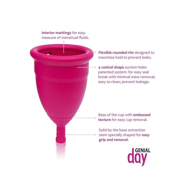 Comprar Genial Day Menstrual Cup Medium 25 mm 1 Cup - Imagem 4