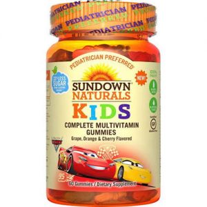 Comprar Sundown Naturals, Multivitamínico Completo para Crianças - Uva, Laranja e Cereja - 60 Gomas