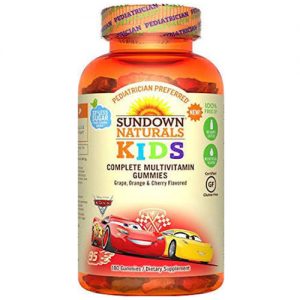 Comprar Sundown Naturals, Multivitamínico Completo para Crianças - Uva, Laranja e Cereja- 180 Gomas