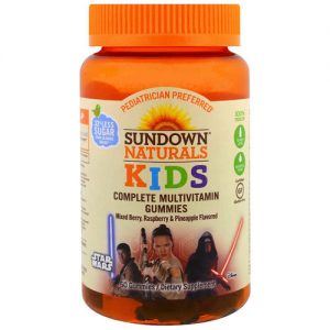 Comprar Sundown Naturals, Multivitaminas Completas para Crianças - Sabor Misto de Frutos, Framboesa e Abacaxi - 60 Gomas