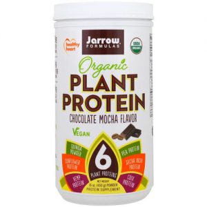 Comprar Jarrow Formulas Orgânico Plant Proteína, Mocha de chocolate - 16 oz