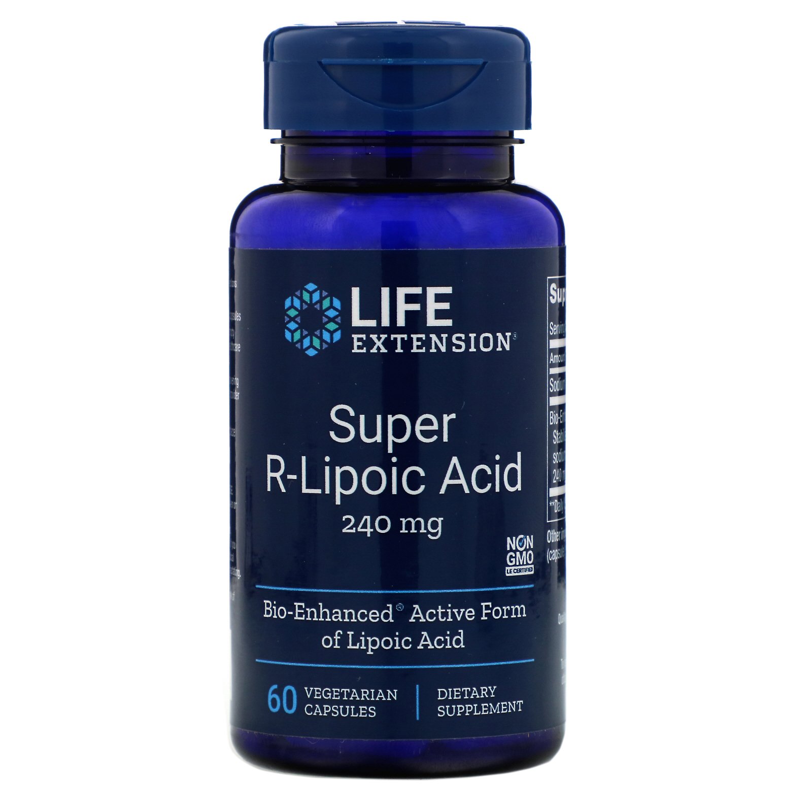 Comprar Life Extension, Super Ácido R-Lipoico, 240 mg, 60 Cápsulas Vegetarianas
