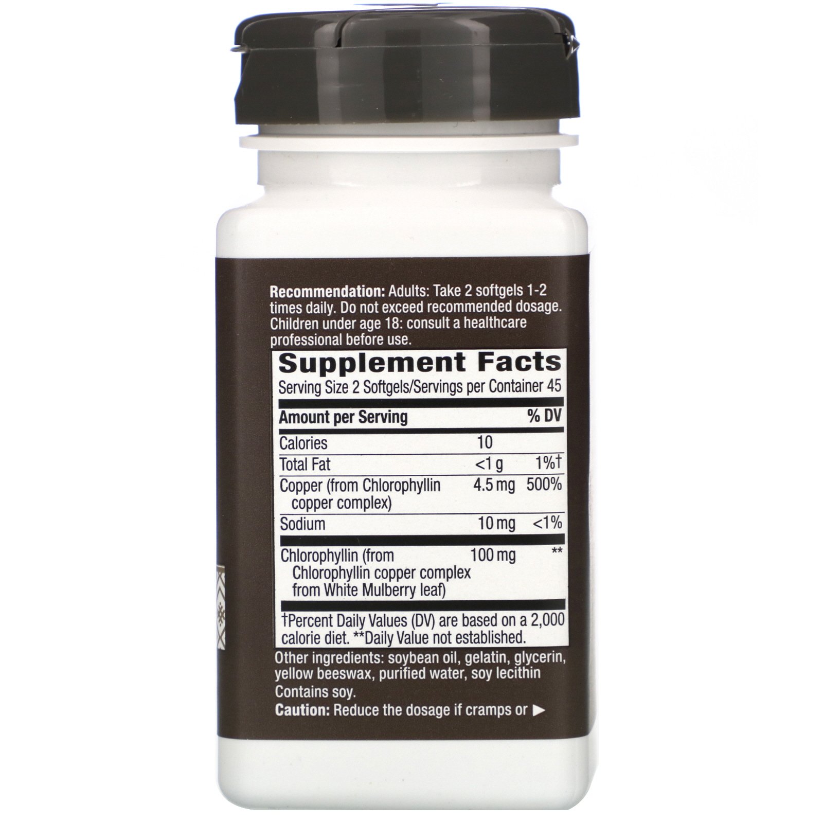 Comprar Nature's Way, Chlorofresh, Concentrado de Clorofila, 90 Cápsulas Gelatinosas - Imagem 2