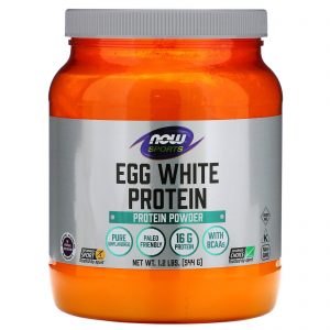 Comprar Now Foods, Proteína de ovos brancos, proteína em pó, 544 g