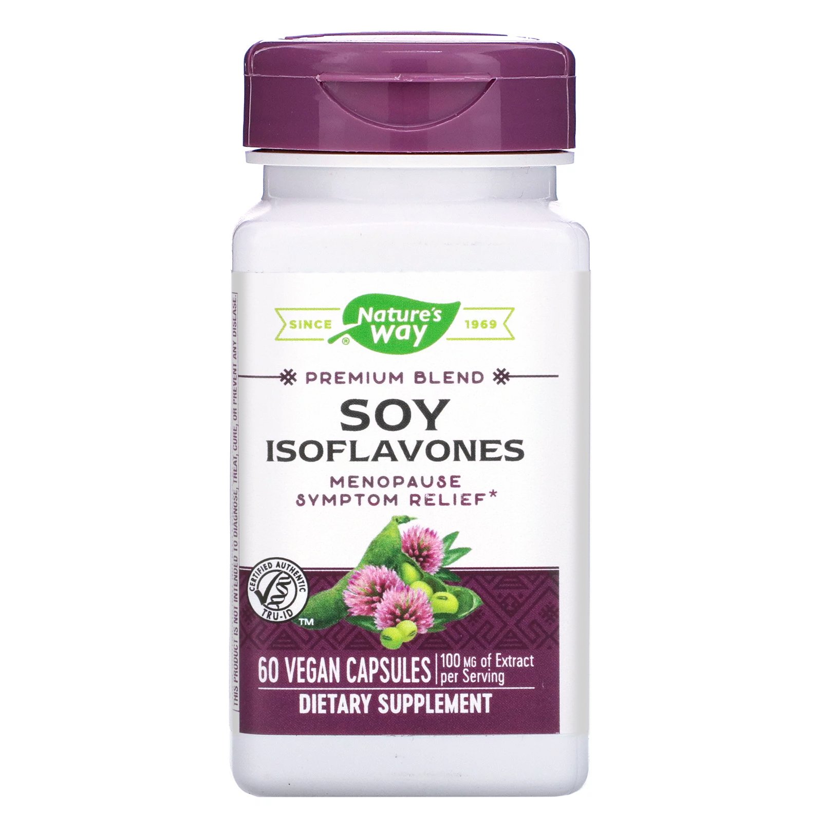 Comprar Nature's Way, Premium Blend, Soy Isoflavones, 100 mg, 60 Vegan Capsules